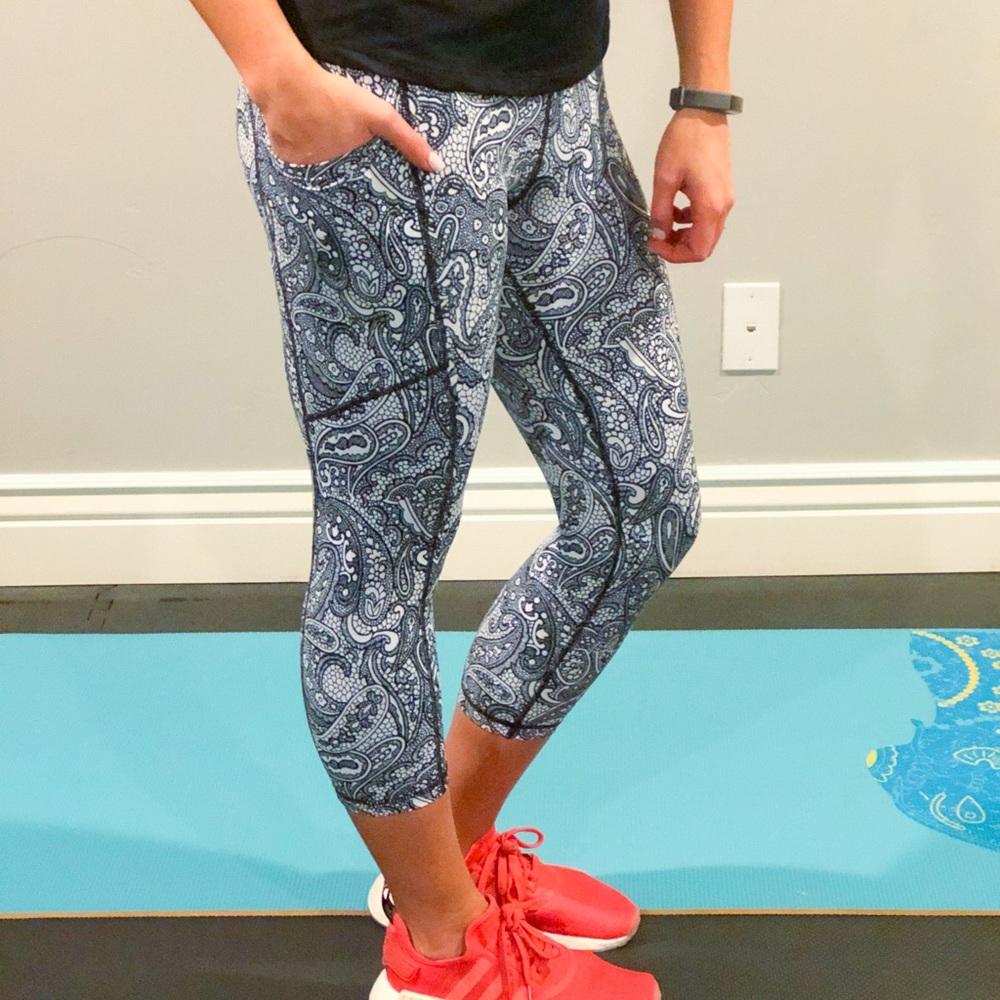 Kiava Paisley Workout Leggings Women’s Athletic Yoga Pants